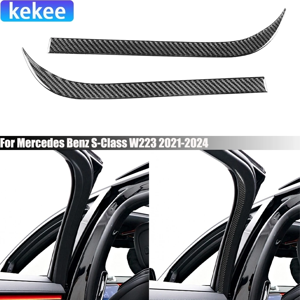 Декоративная наклейка на крышку стойки B из углеродного волокна, автомобильные аксессуары, внешняя отделка для Mercedes Benz Maybach S-Class W223 2021-2024
Декоративная наклейка на крышку стойки B из углеродного волокна, автомобильные аксессуары, внешняя отделка для Mercedes Benz Maybach S-Class W223 2021-2024