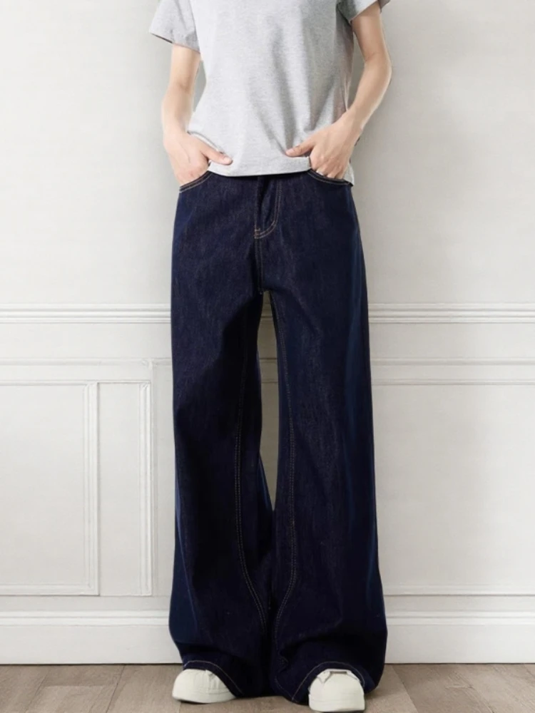 Loose Wide Leg Denim Jeans Men Women High Waist Straight Leg Retro Streetwear Casual Blue Jeans Loose Drapey Original Color
Loose Wide Leg Denim Jeans Men Women High Waist Straight Leg Retro Streetwear Casual Blue Jeans Loose Drapey Original Color