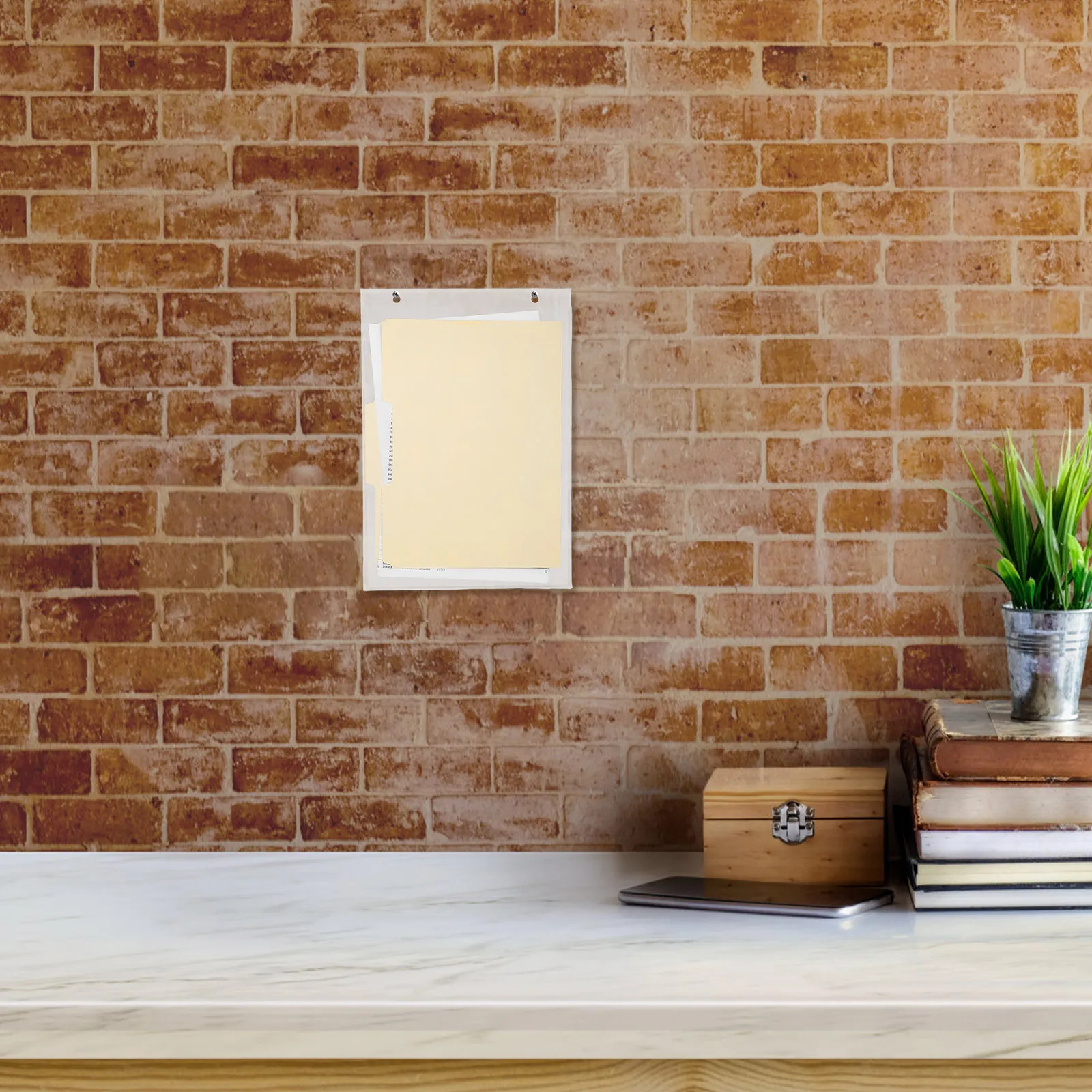 Modern Clear Wall File Organizer for A4 Magazines - Acrylic Display Rack for Office Literature Brochures Retail Organization
Modern Clear Wall File Organizer for A4 Magazines - Acrylic Display Rack for Office Literature Brochures Retail Organization