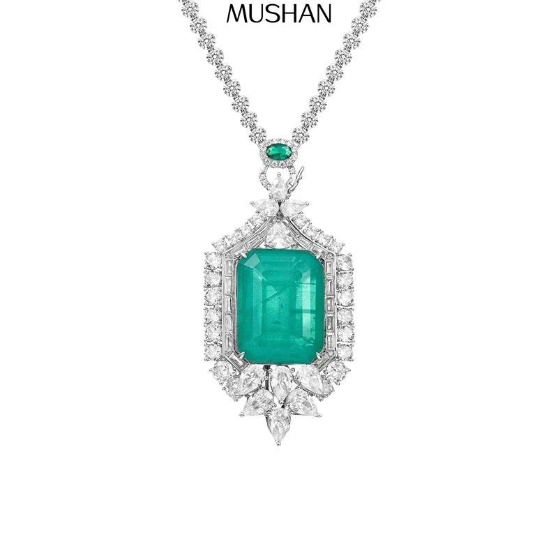 MS MuShan Brand Jewelry 925 Sterling Silver Necklace Zircon 5A Halo Engagement for Her Real Gold Plated Premium Pendant
MS MuShan Brand Jewelry 925 Sterling Silver Necklace Zircon 5A Halo Engagement for Her Real Gold Plated Premium Pendant