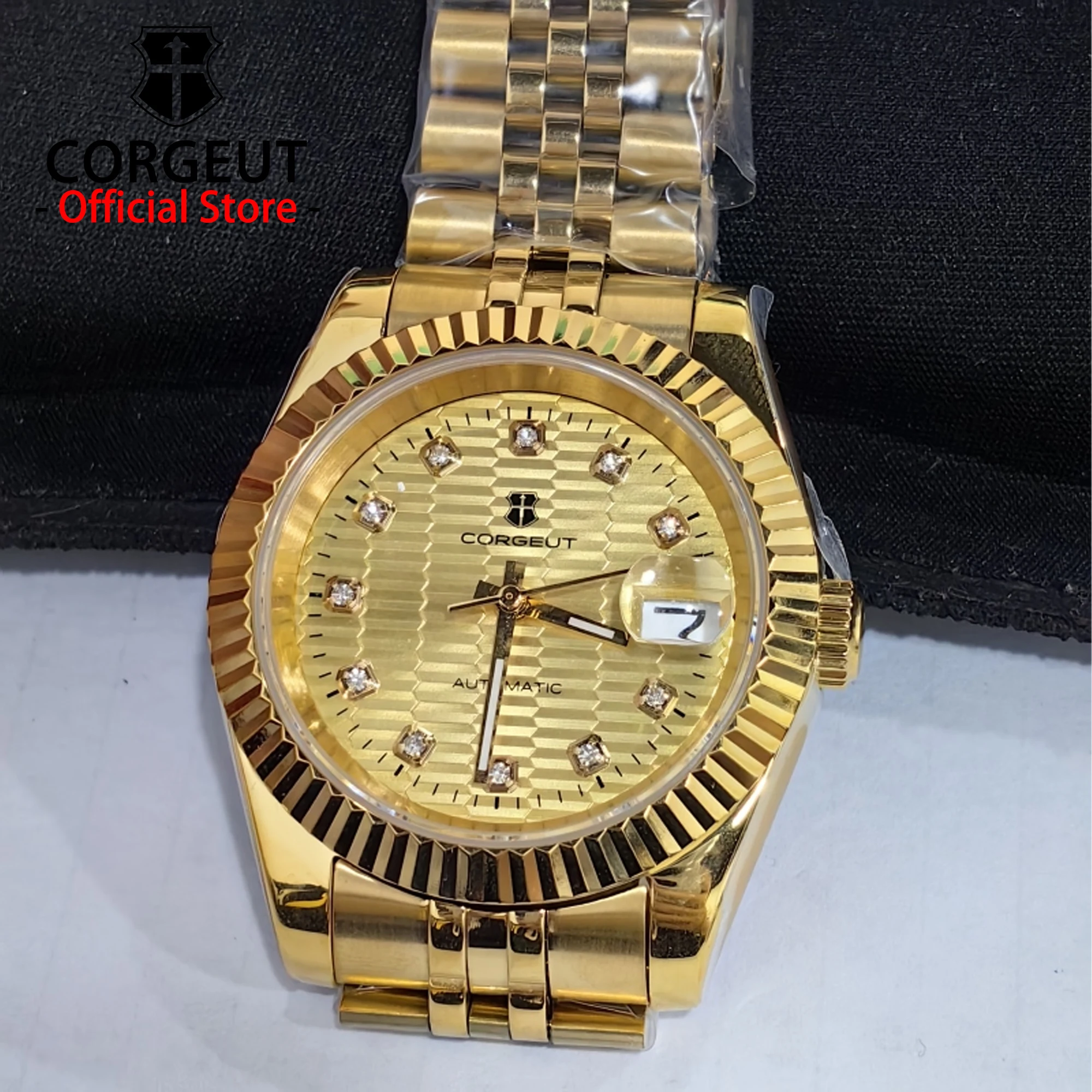 CORGEUT OFFICIAL 36/39MM Men's Automatic Mechanical Watch NH35 Luminous Sapphire Stainless Steel Waterproof Watches Reloj
CORGEUT OFFICIAL 36/39MM Men's Automatic Mechanical Watch NH35 Luminous Sapphire Stainless Steel Waterproof Watches Reloj