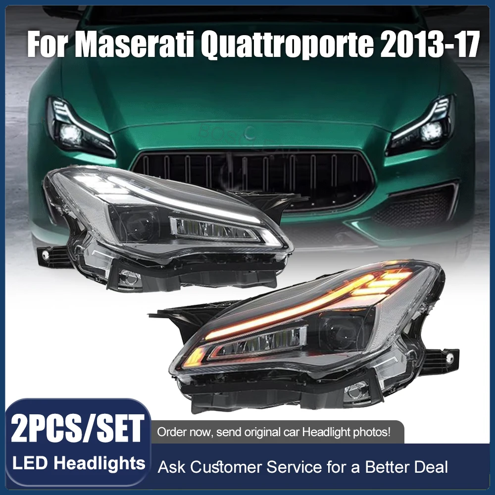 2PC Car Lamp LED Headlights For Maserati Quattroporte 2013-17 Upgrade Front Lights Taillights Assembly Plug And Play Head Lamps
2PC Car Lamp LED Headlights For Maserati Quattroporte 2013-17 Upgrade Front Lights Taillights Assembly Plug And Play Head Lamps