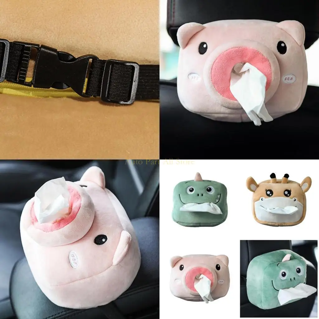 J0MA Car Tissue Holder Headrest Tissue Box Auto Back Seats Tissue Dispenser Cartoon Animal Pattern Paper Case Napkin Bag
J0MA Car Tissue Holder Headrest Tissue Box Auto Back Seats Tissue Dispenser Cartoon Animal Pattern Paper Case Napkin Bag