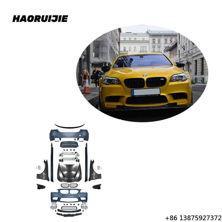 Hot F10 Car Auto Parts M5 Style for 2010-2017 5 Series F10 M5 PP Bumper Body Kits Side Skirts Exhaust Pipe and Hood Fender
Hot F10 Car Auto Parts M5 Style for 2010-2017 5 Series F10 M5 PP Bumper Body Kits Side Skirts Exhaust Pipe and Hood Fender