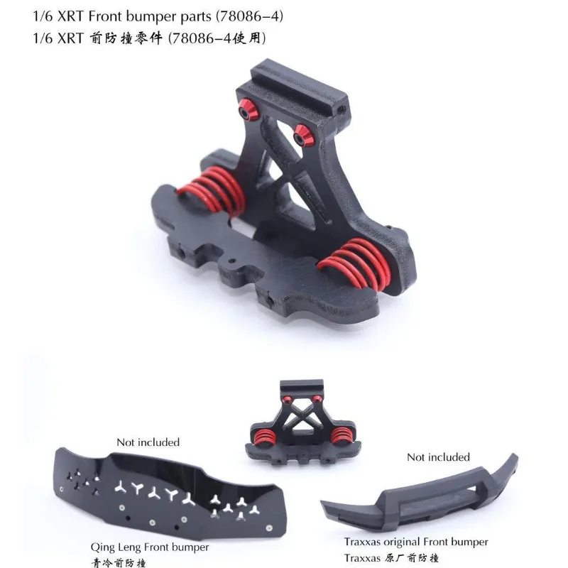 Black Spring Front Support Brace For Traxxas XRT 78086-4, Impact Reinforcement Upgrade Parts, Compatible With Original Bumper
Black Spring Front Support Brace For Traxxas XRT 78086-4, Impact Reinforcement Upgrade Parts, Compatible With Original Bumper