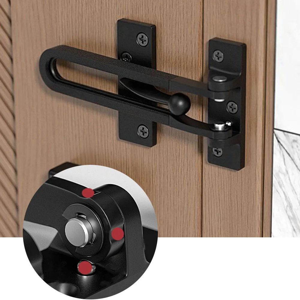1 Pcs Black Zinc Alloy Security Chain Lock Door Latch Anti Theft Guard For Home Entrance Door Hardware Accessories
1 Pcs Black Zinc Alloy Security Chain Lock Door Latch Anti Theft Guard For Home Entrance Door Hardware Accessories