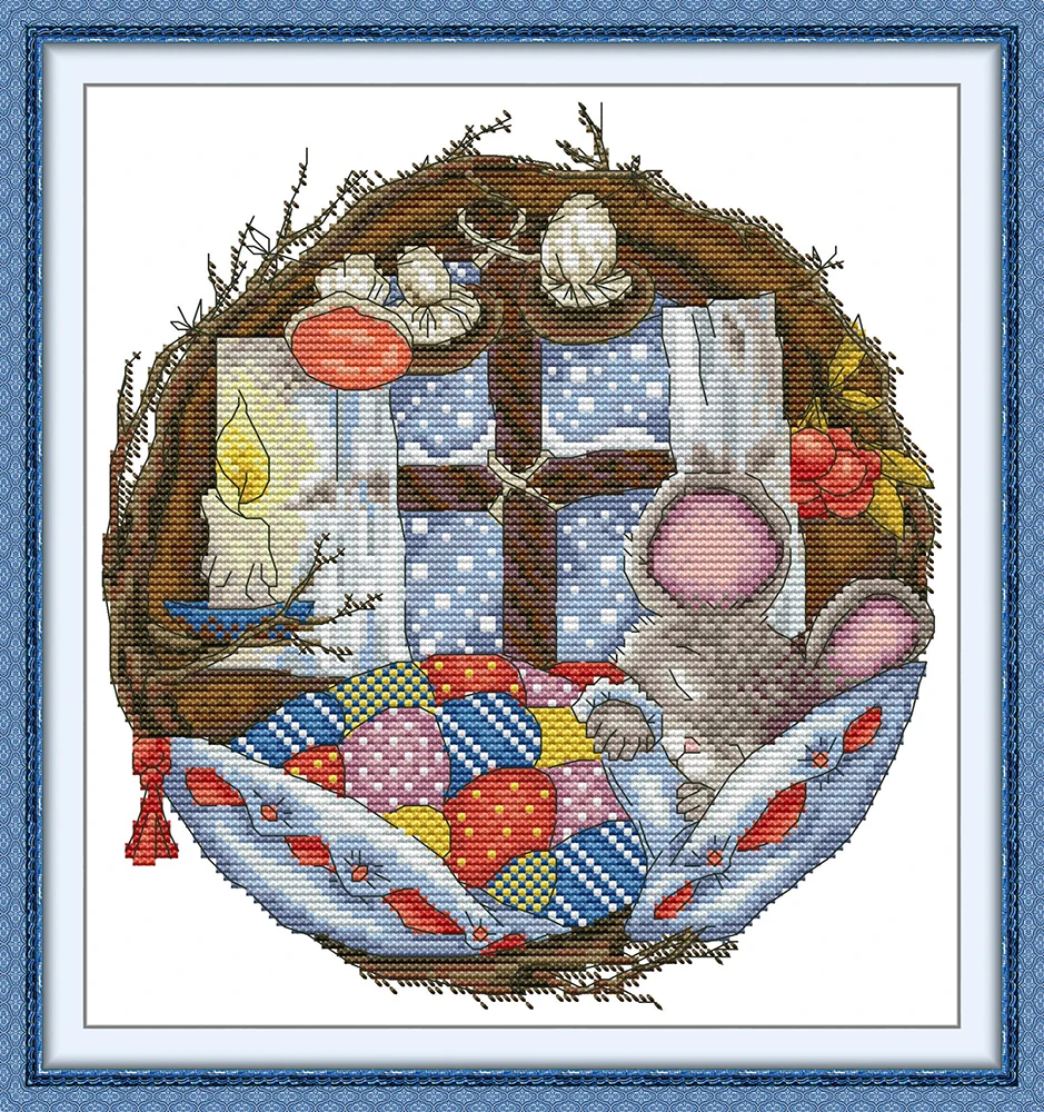 Набор для вышивки крестом Hibernating Mouse aida 14ct 11ct, канва, вышивка крестиком, рукоделие, вышивка, сделай сам, ручная работа
Набор для вышивки крестом Hibernating Mouse aida 14ct 11ct, канва, вышивка крестиком, рукоделие, вышивка, сделай сам, ручная работа