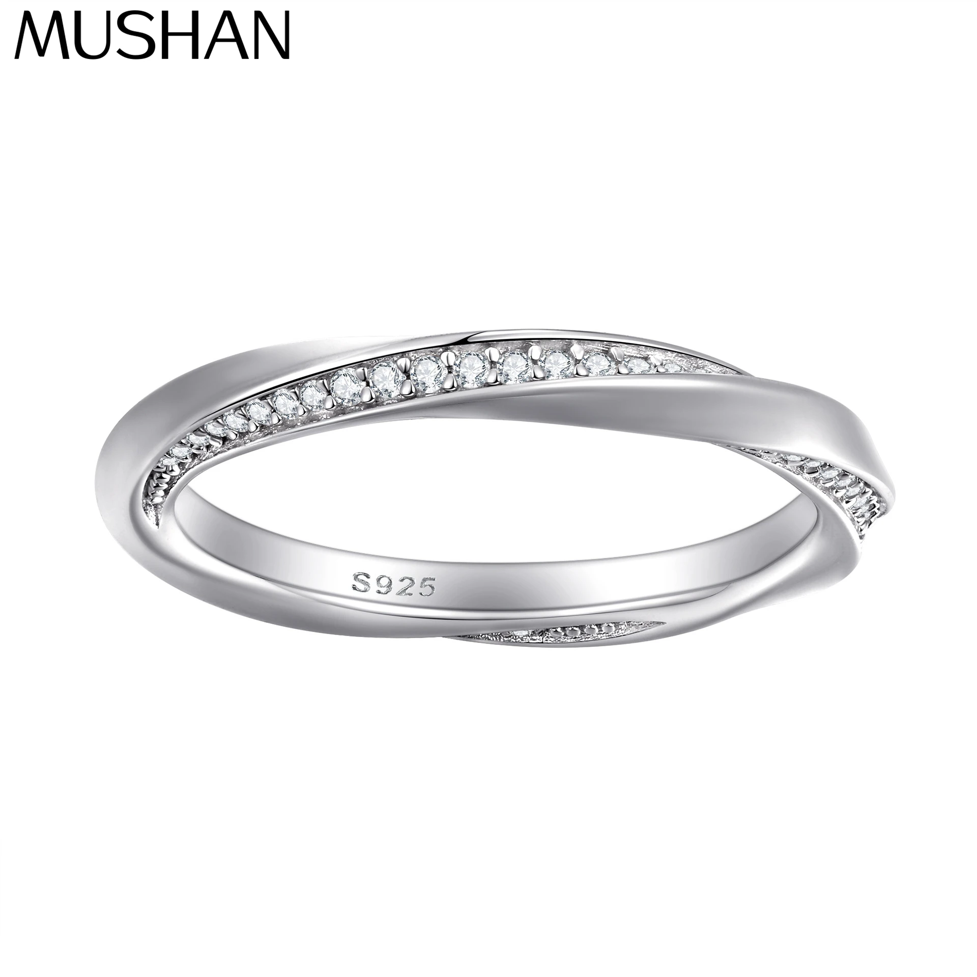 MuShan Brand Jewelry 925 Sterling Silver Ring Zircon 7A Grade Heart Romantic for Ladies Rhodium Plated Fine Jewelry Rings
MuShan Brand Jewelry 925 Sterling Silver Ring Zircon 7A Grade Heart Romantic for Ladies Rhodium Plated Fine Jewelry Rings