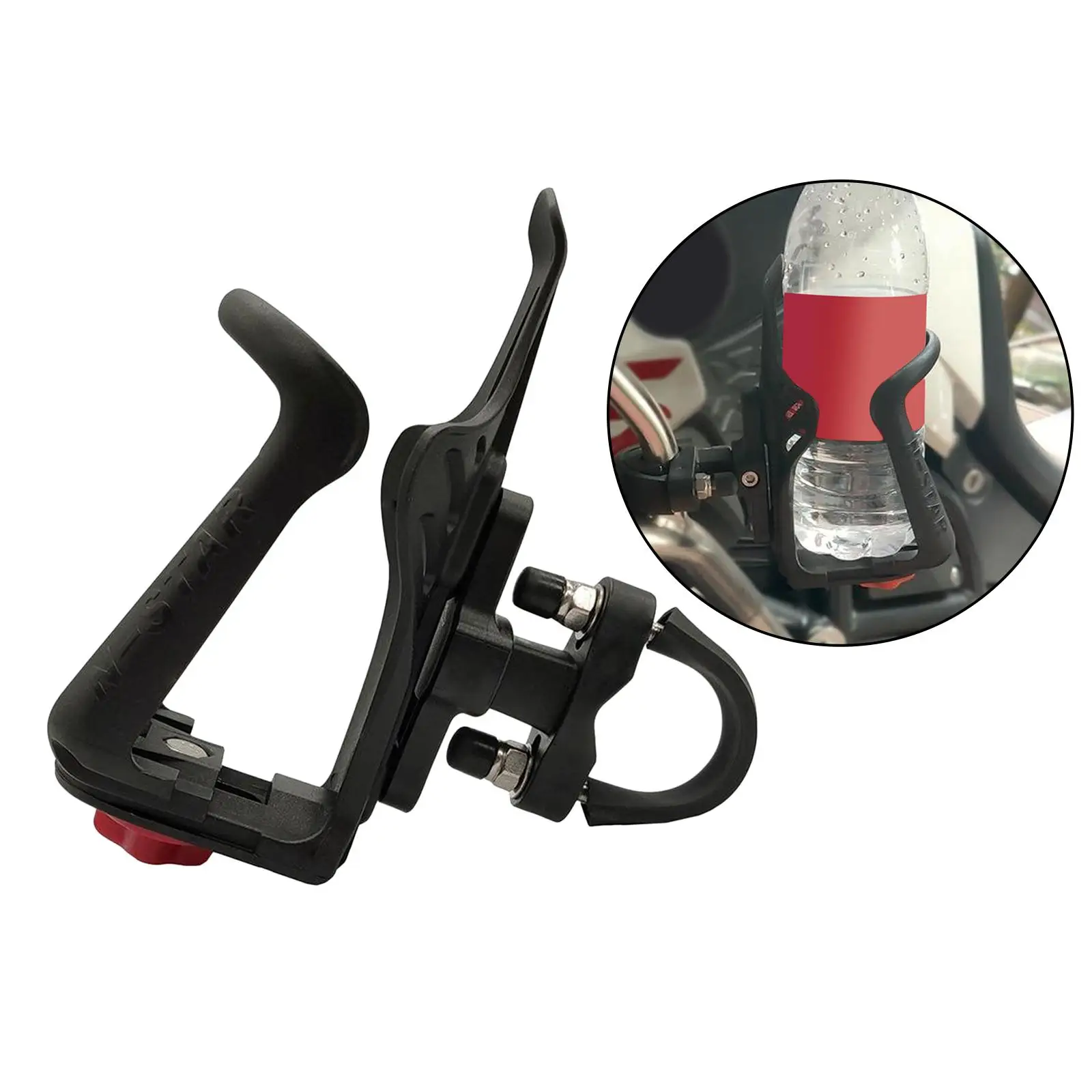 Cup Holder Motorcycle Drink Holder Bike Water Bottle Holder with Durable Clamp for Motorcycle, Bike
Cup Holder Motorcycle Drink Holder Bike Water Bottle Holder with Durable Clamp for Motorcycle, Bike