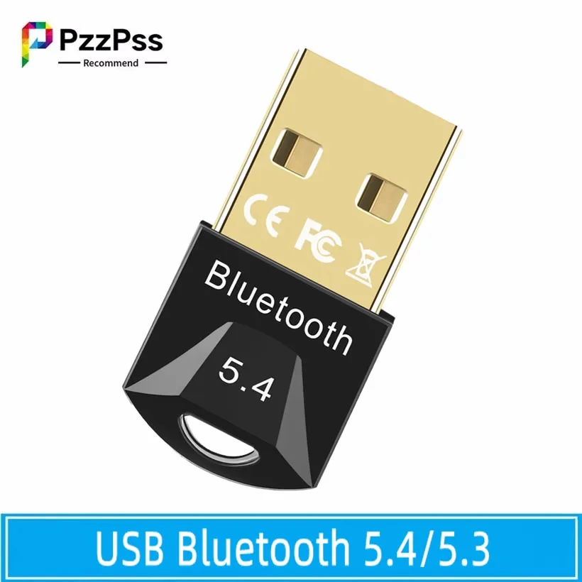 PzzPss Bluetooth-адаптер для ПК USB Bluetooth 5,4/5,3 ключ-приемник для динамика, мыши, клавиатуры, музыкального аудиопередатчика
PzzPss Bluetooth-адаптер для ПК USB Bluetooth 5,4/5,3 ключ-приемник для динамика, мыши, клавиатуры, музыкального аудиопередатчика