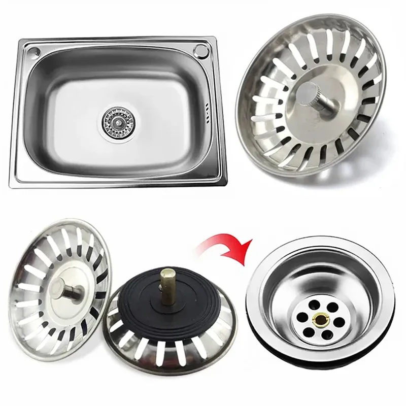 ABJN-фильтр для кухонной раковины, сливная пробка для раковины, сливная пробка для раковины из нержавеющей стали, фильтр против засорения, сливной фильтр для пола 
ABJN-фильтр для кухонной раковины, сливная пробка для раковины, сливная пробка для раковины из нержавеющей стали, фильтр против засорения, сливной фильтр для пола