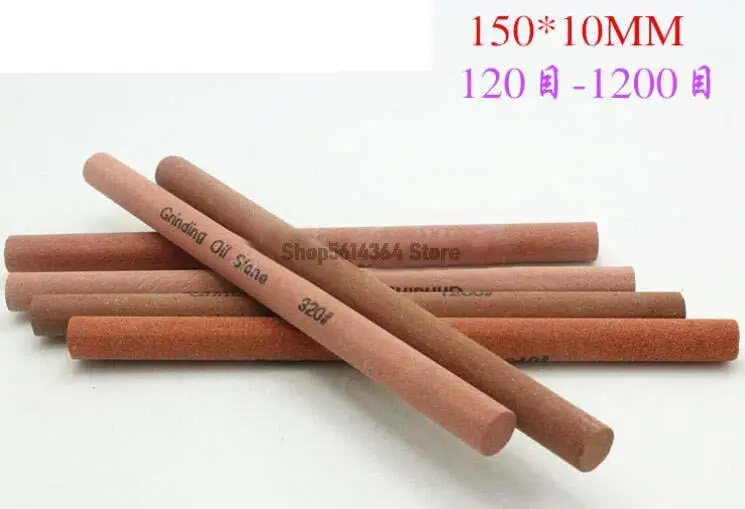 80/120/180/240/320/400/600/800/1000/1200 Grit Round Rod Sharpening Grinding Oil Stones 10x150mm Length 2pieces
80/120/180/240/320/400/600/800/1000/1200 Grit Round Rod Sharpening Grinding Oil Stones 10x150mm Length 2pieces