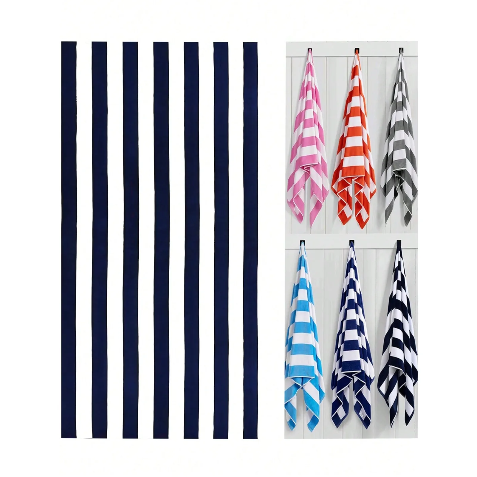 Large Striped Beach Towel - 31'' X 71'' Pool Towel, Swimming Towel for Adult Men and Women, Quick Dry, Lightweight, Sand Free
Large Striped Beach Towel - 31'' X 71'' Pool Towel, Swimming Towel for Adult Men and Women, Quick Dry, Lightweight, Sand Free