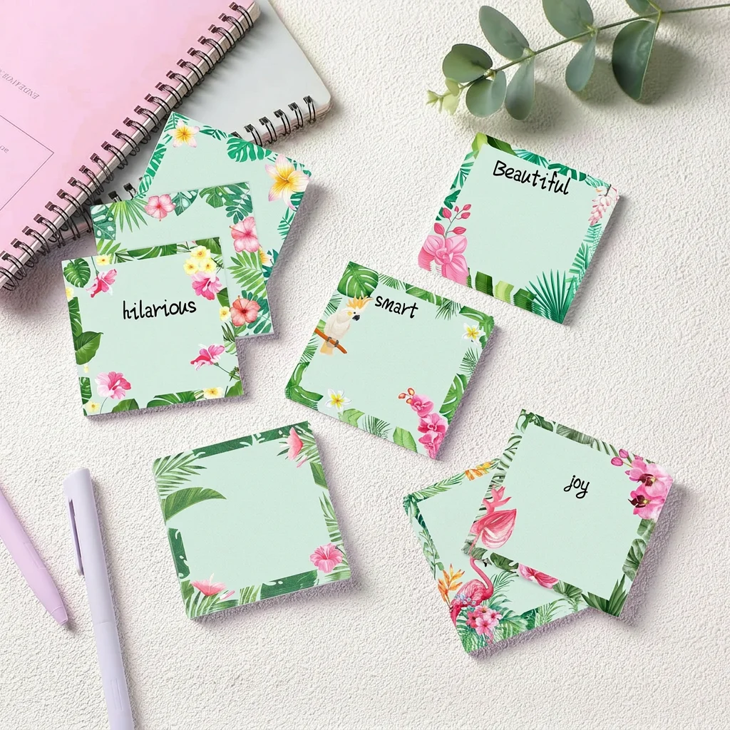 240 Sheets Hawaiian Tropical Square Self-Adhesive Sticky Notes Memo Pads for DIY Scrapbooking Journal Crafts
240 Sheets Hawaiian Tropical Square Self-Adhesive Sticky Notes Memo Pads for DIY Scrapbooking Journal Crafts
