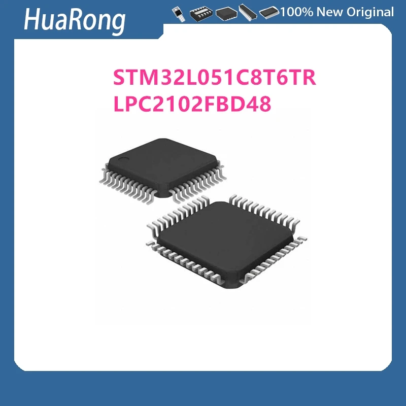 5Pcs/Lot STM32L051C8T6 STM32L051C8T6TR LPC2102FBD48 LPC2102F LPC2102 QFP48
5Pcs/Lot STM32L051C8T6 STM32L051C8T6TR LPC2102FBD48 LPC2102F LPC2102 QFP48