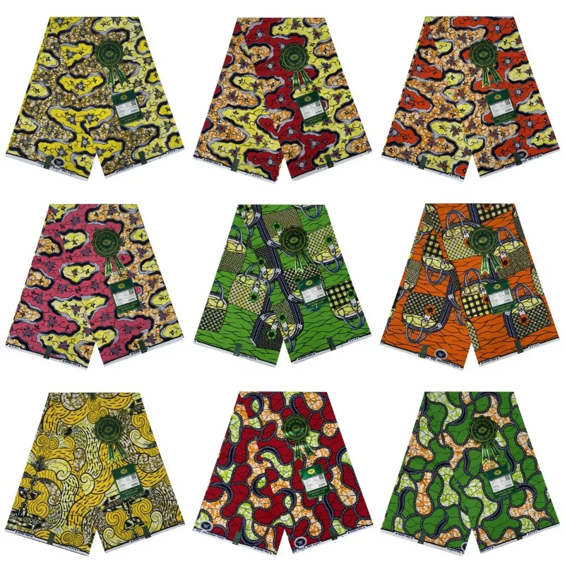 Most Popular African Real Wax Fabric High Quality 100% Cotton Ankara Wax Pagne Nigeria Women Style Dress
Most Popular African Real Wax Fabric High Quality 100% Cotton Ankara Wax Pagne Nigeria Women Style Dress