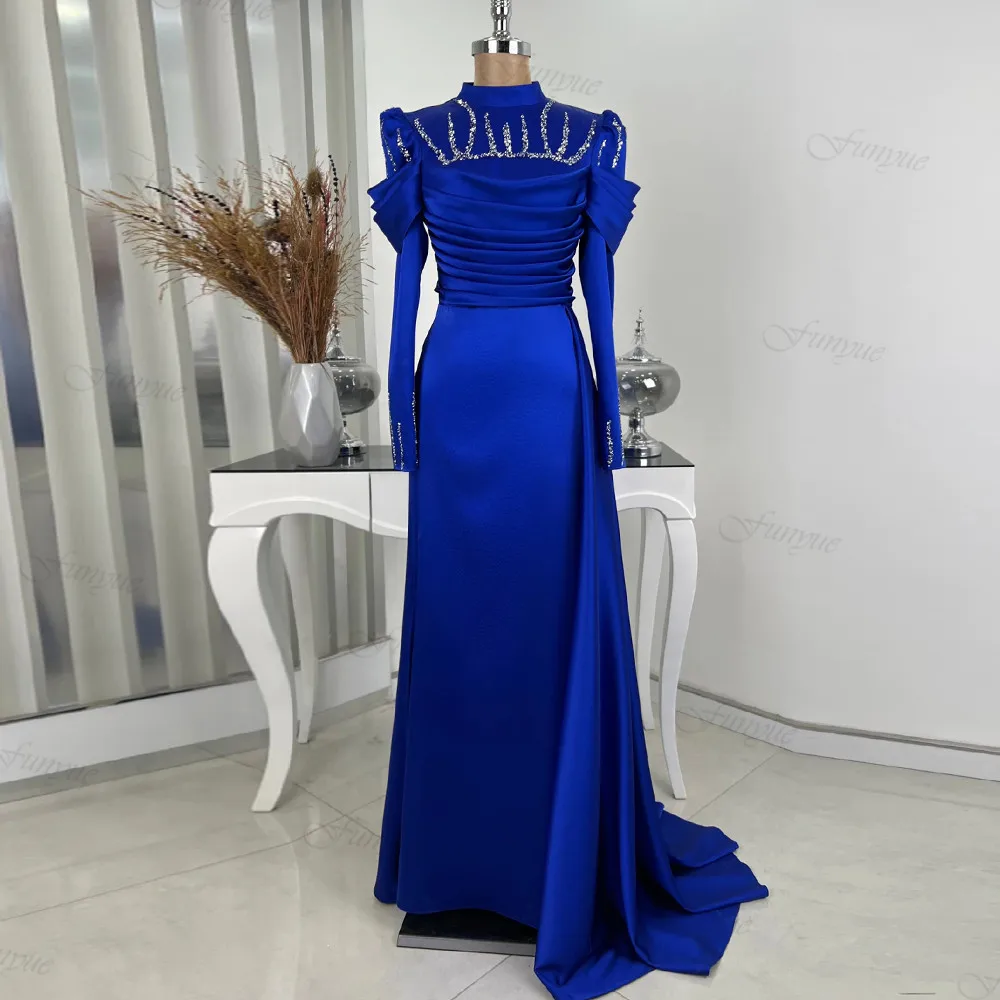 Modest Turkish Evening Gown for Women Elegant 2023 Real Picture Muslim Formal Dress Full Sleeves Crew Neck Satin Abiye
Modest Turkish Evening Gown for Women Elegant 2023 Real Picture Muslim Formal Dress Full Sleeves Crew Neck Satin Abiye