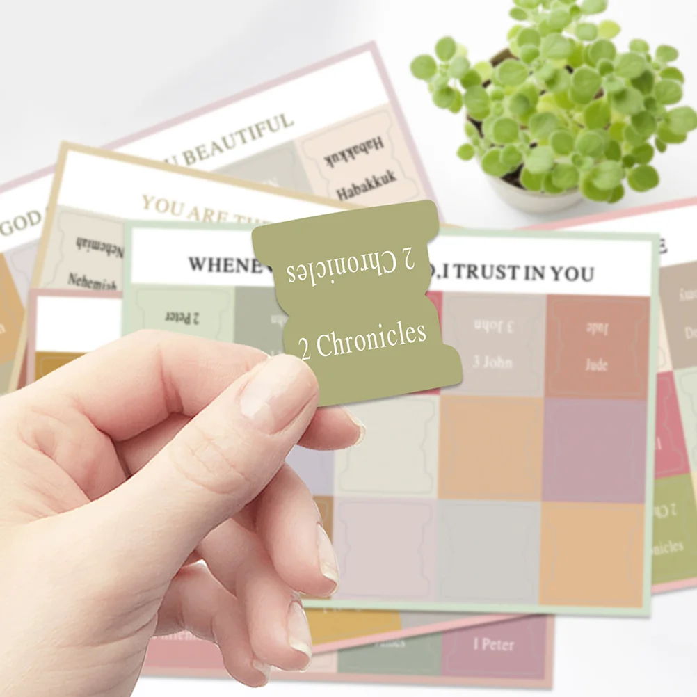 5 Sheets Bible Study Tabs Convenient Labels for Bookmarks Sticker Index Tags Easy Read Font Decorative Books
5 Sheets Bible Study Tabs Convenient Labels for Bookmarks Sticker Index Tags Easy Read Font Decorative Books