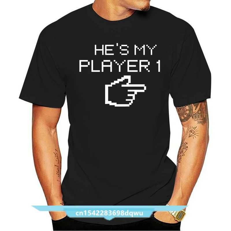 Player 1 Gamer Couple Women T-Shirt Print T Shirts Women Fashion Style Cheap Price Women Tee Shirts Cartoon Character
Player 1 Gamer Couple Women T-Shirt Print T Shirts Women Fashion Style Cheap Price Women Tee Shirts Cartoon Character