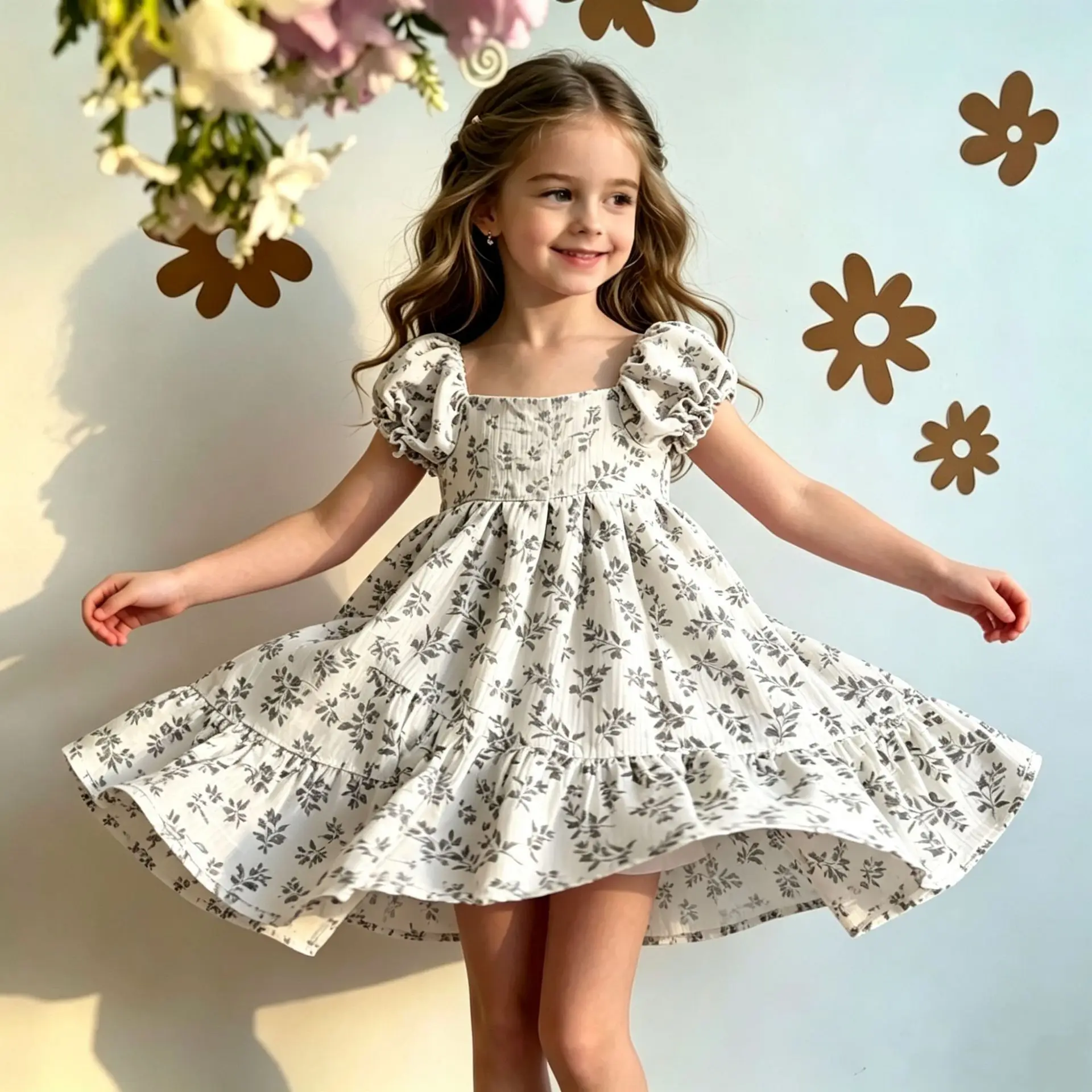 summer 2 4 6 8 10 14 baby girls floral dress teenager kid cotton linen short sleeved bubble sleeve lace up dresses child clothes
summer 2 4 6 8 10 14 baby girls floral dress teenager kid cotton linen short sleeved bubble sleeve lace up dresses child clothes