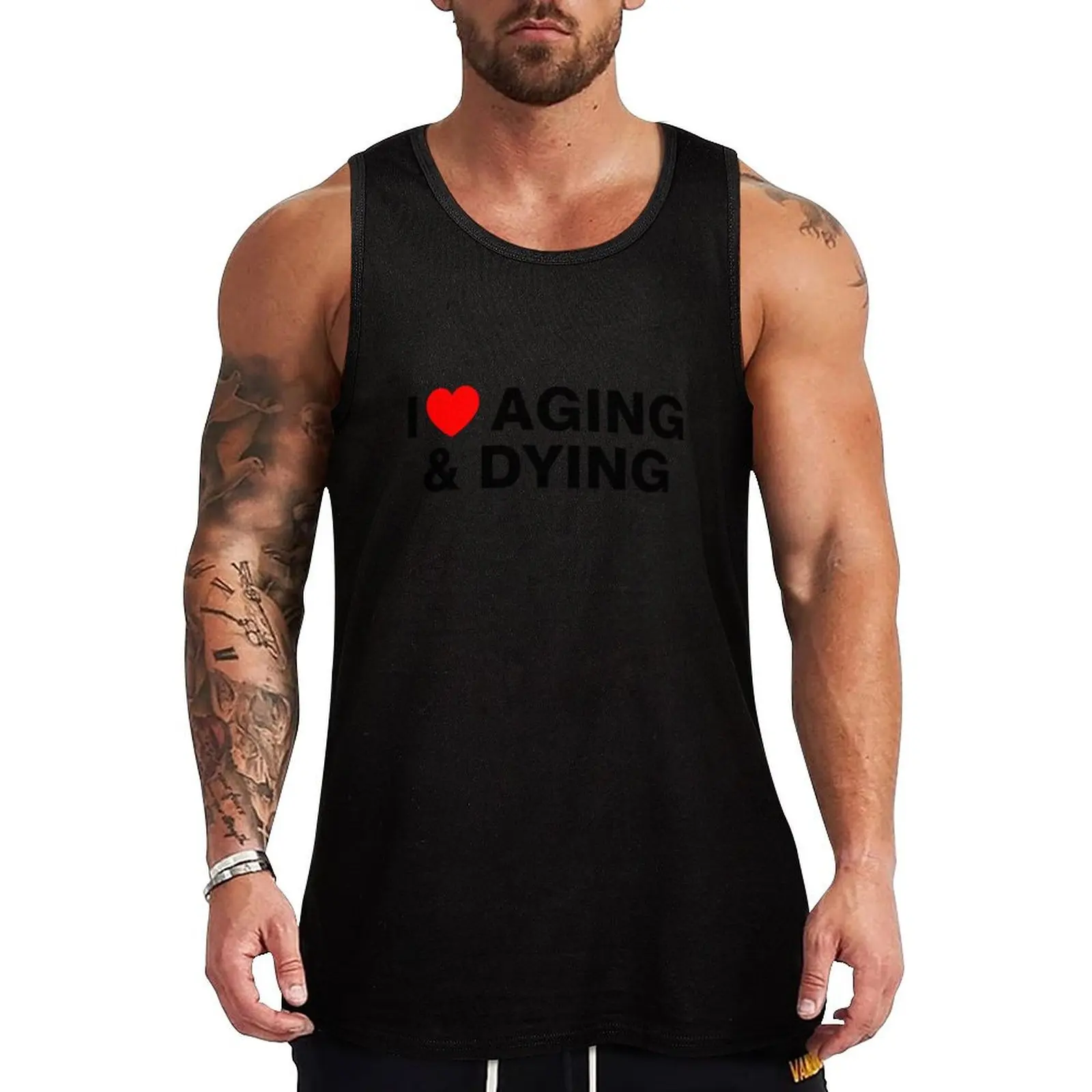 I Love Aging And Dying Tank Top Solid Color Basic Tank Top Regular Fit Casual Wear
I Love Aging And Dying Tank Top Solid Color Basic Tank Top Regular Fit Casual Wear