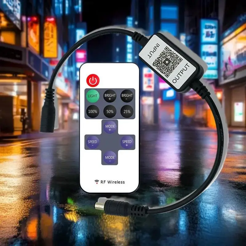 Complete Set of LED Monochrome Dimming Light Strip with Wireless Bluetooth Controller
Complete Set of LED Monochrome Dimming Light Strip with Wireless Bluetooth Controller