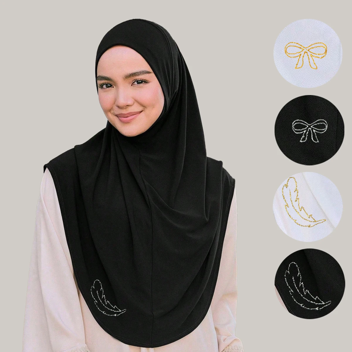 Мусульманский трикотаж из модала, мгновенный хиджаб, кепка для женщин, хиджаб с золотой посыпкой, сплошной цвет, готовый к ношению хиджаб, повязка на голову, молитва Рамадана
Мусульманский трикотаж из модала, мгновенный хиджаб, кепка для женщин, хиджаб с золотой посыпкой, сплошной цвет, готовый к ношению хиджаб, повязка на голову, молитва Рамадана