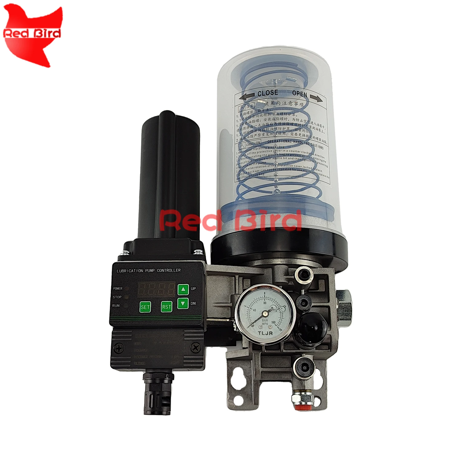 TRS 24V 700ml Oil Pack Positive Displacement Electric Grease Pump With Electromagnetic Pressure Relief Valve
TRS 24V 700ml Oil Pack Positive Displacement Electric Grease Pump With Electromagnetic Pressure Relief Valve