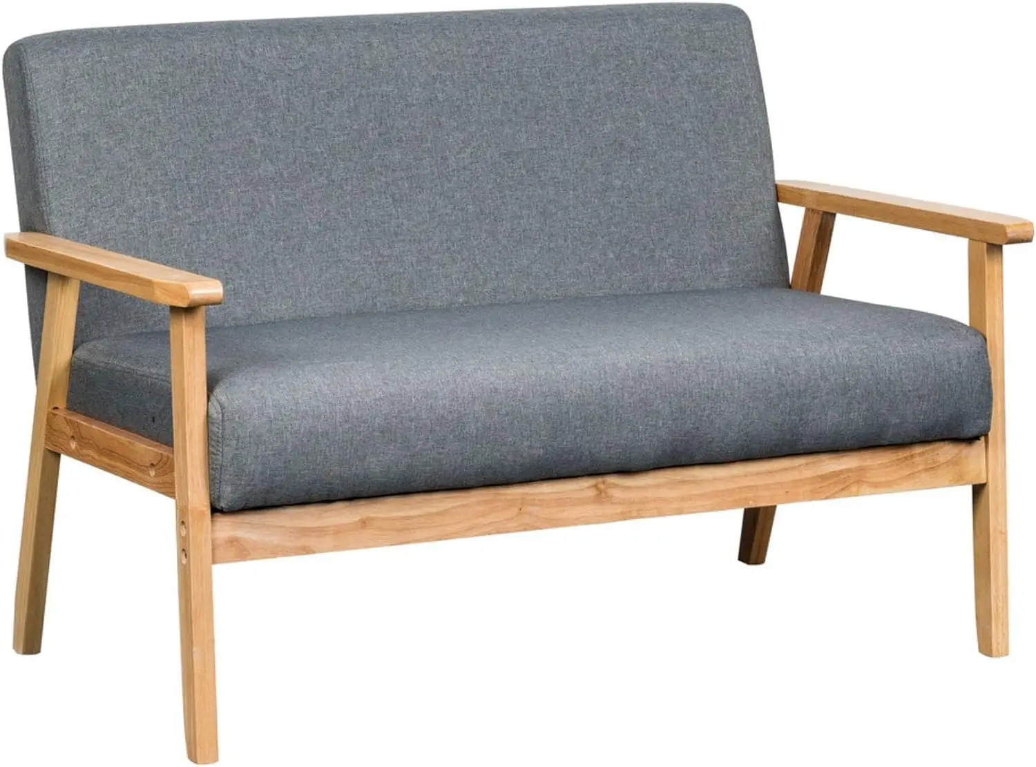 Upholstered Loveseat for Small Spaces Living Room Bedroom Furniture, 3 Adjustable Positions, Easy Assembly
Upholstered Loveseat for Small Spaces Living Room Bedroom Furniture, 3 Adjustable Positions, Easy Assembly