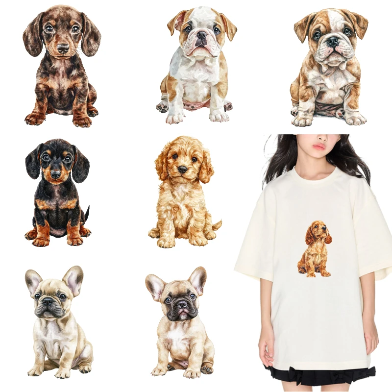 2PCS Cute Puppy Dog Designs iron on patches DTF Patches for clothes Iron-on transfers for clothing heat transfer sticker
2PCS Cute Puppy Dog Designs iron on patches DTF Patches for clothes Iron-on transfers for clothing heat transfer sticker