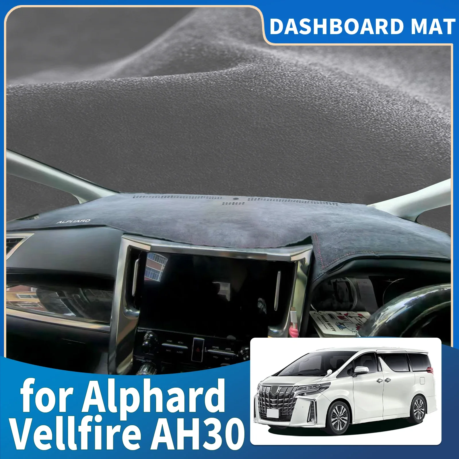 fit for Toyota Alphard Vellfire 30 AH30 2015-2020 RHD Dashmat Dashboard Cover Pad Protective Carpet Accessories DashMat Sunshade
fit for Toyota Alphard Vellfire 30 AH30 2015-2020 RHD Dashmat Dashboard Cover Pad Protective Carpet Accessories DashMat Sunshade