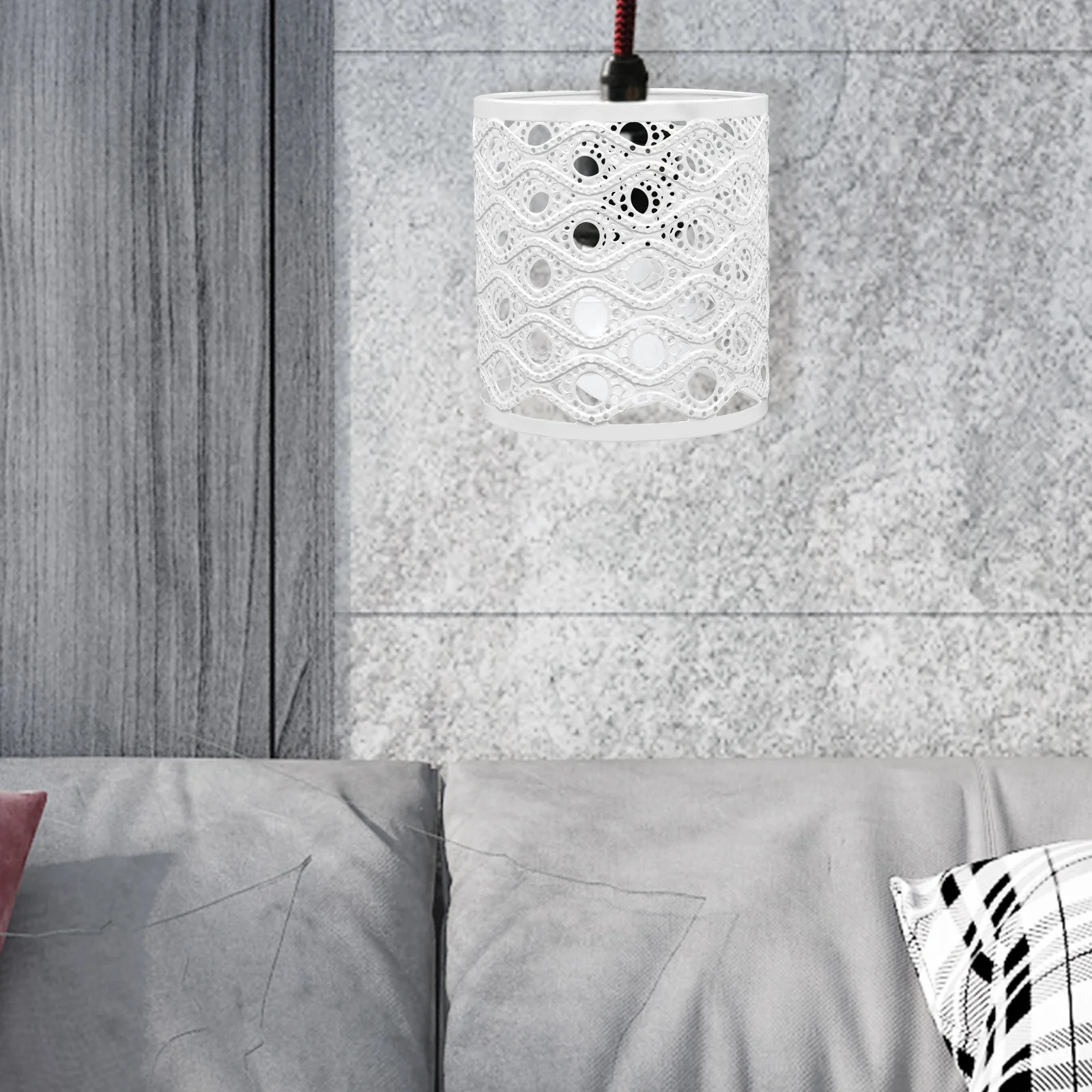 Exquisite Iron Art Lampshade White Hollow Design Floor Lamp Cover Stylish and Warm Lighting Decor for Home Office Interior
Exquisite Iron Art Lampshade White Hollow Design Floor Lamp Cover Stylish and Warm Lighting Decor for Home Office Interior