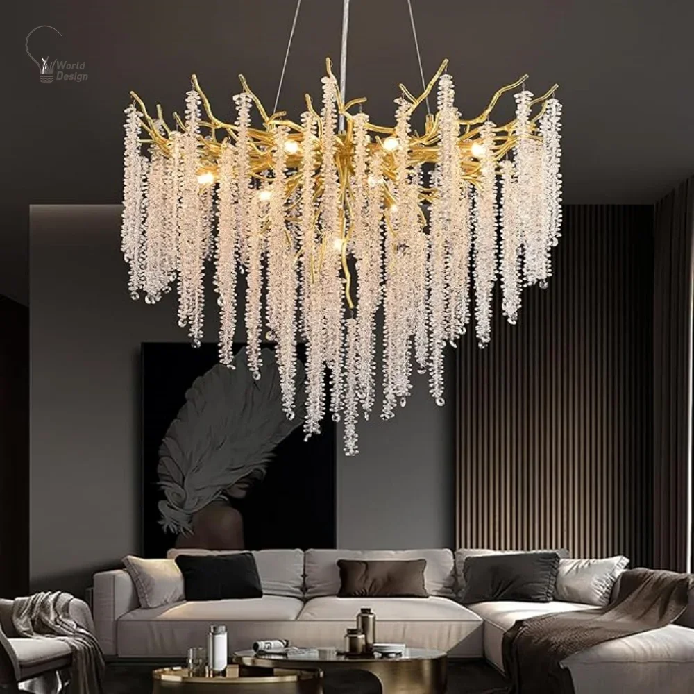 Luxury Round Crystal Pendant Chandelier for Dining Room Bedroom Modern K9 Clear Crystal Chandelier Living Room Hallway Bar
Luxury Round Crystal Pendant Chandelier for Dining Room Bedroom Modern K9 Clear Crystal Chandelier Living Room Hallway Bar