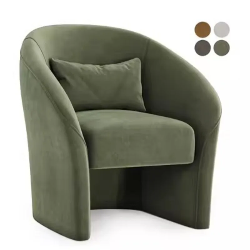 Nordic light luxury single sofa Internet celebrity curved balcony leisure chair Sales office meeting guests leisure
Nordic light luxury single sofa Internet celebrity curved balcony leisure chair Sales office meeting guests leisure