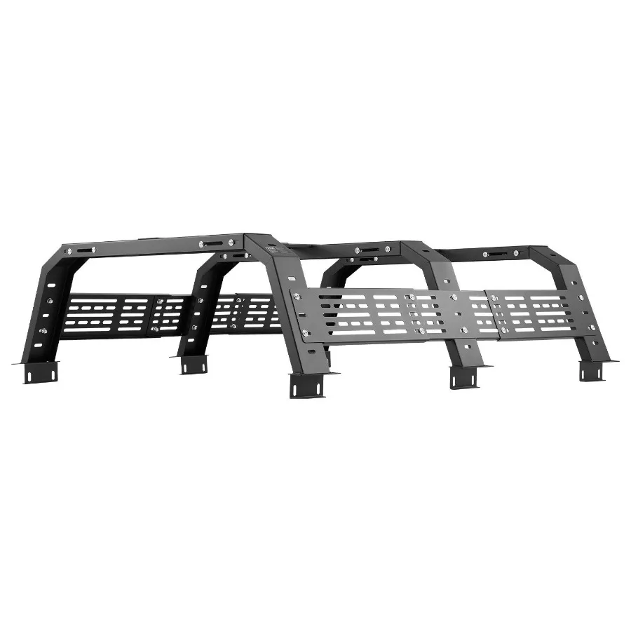 Overland Truck Bed Rack 54.3-68.3 in Width Adjustable Cargo Rack with Sidebar 900 lbs Static Load Capacity Heavy Duty Steel Com
Overland Truck Bed Rack 54.3-68.3 in Width Adjustable Cargo Rack with Sidebar 900 lbs Static Load Capacity Heavy Duty Steel Com