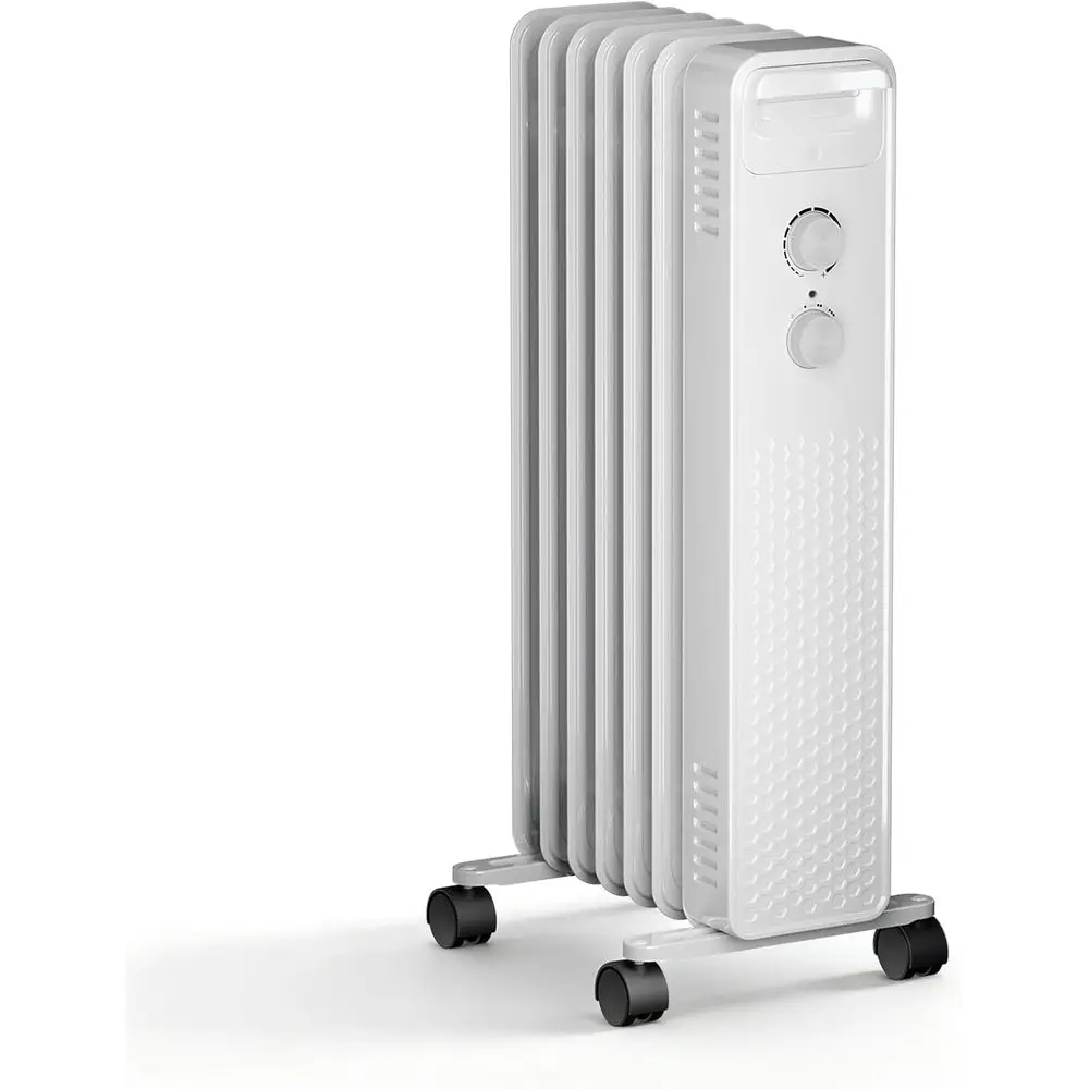 Портативный масляный радиатор-обогреватель мощностью 1500 Вт с регулируемой температурой, 3 режимами нагрева, защитой от перегрева и опрокидывания для дома
Портативный масляный радиатор-обогреватель мощностью 1500 Вт с регулируемой температурой, 3 режимами нагрева, защитой от перегрева и опрокидывания для дома