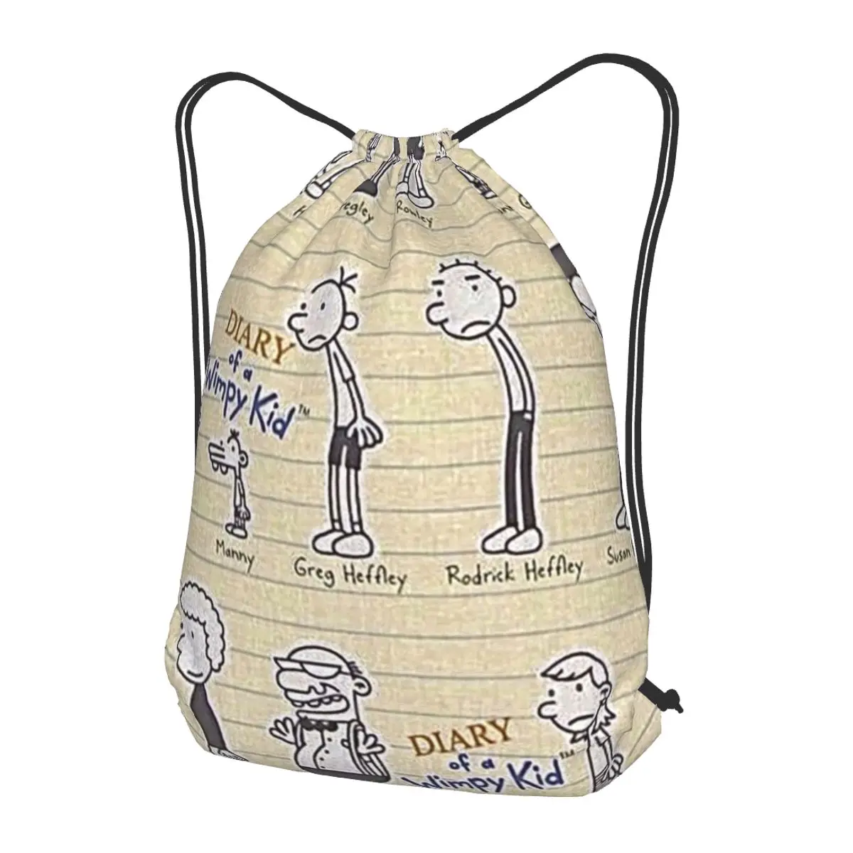 Diary Of A Wimpy Kid (Cast) Backpacks Casual Drawstring Bags Sundries Bag Book Bags for Man Woman School
Diary Of A Wimpy Kid (Cast) Backpacks Casual Drawstring Bags Sundries Bag Book Bags for Man Woman School