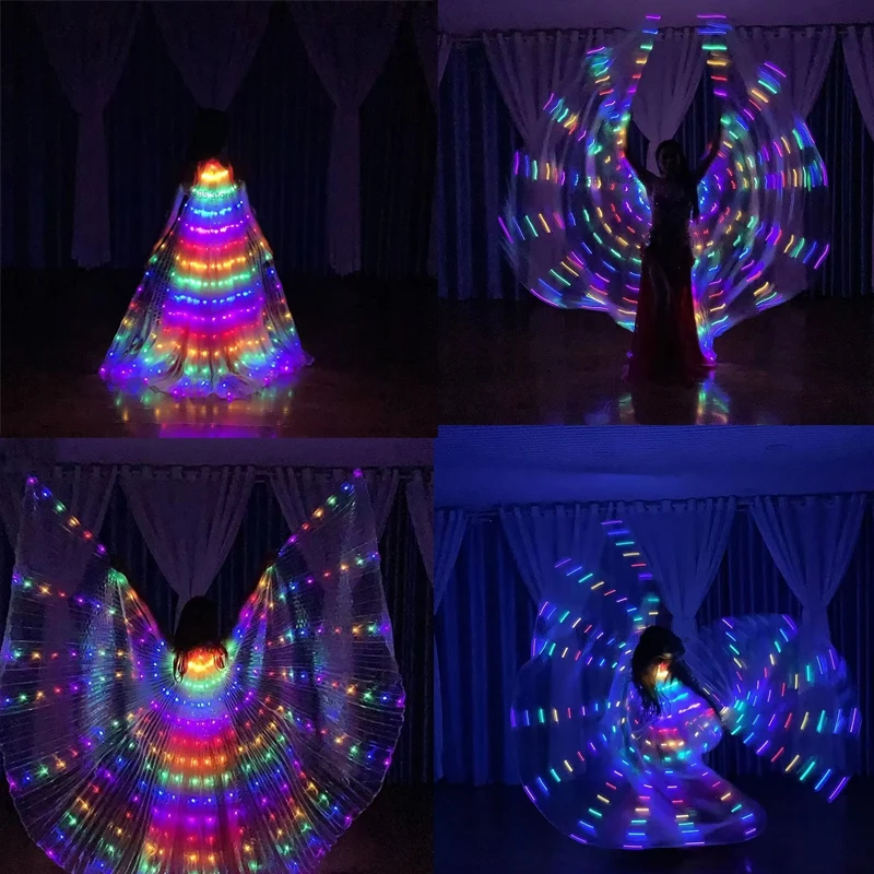 Wings Glowing Butterfly Luminous Wing Belly Dance Costumes Belly Dance Wings Party Wedding Fluorescent Stage Shows Props
Wings Glowing Butterfly Luminous Wing Belly Dance Costumes Belly Dance Wings Party Wedding Fluorescent Stage Shows Props
