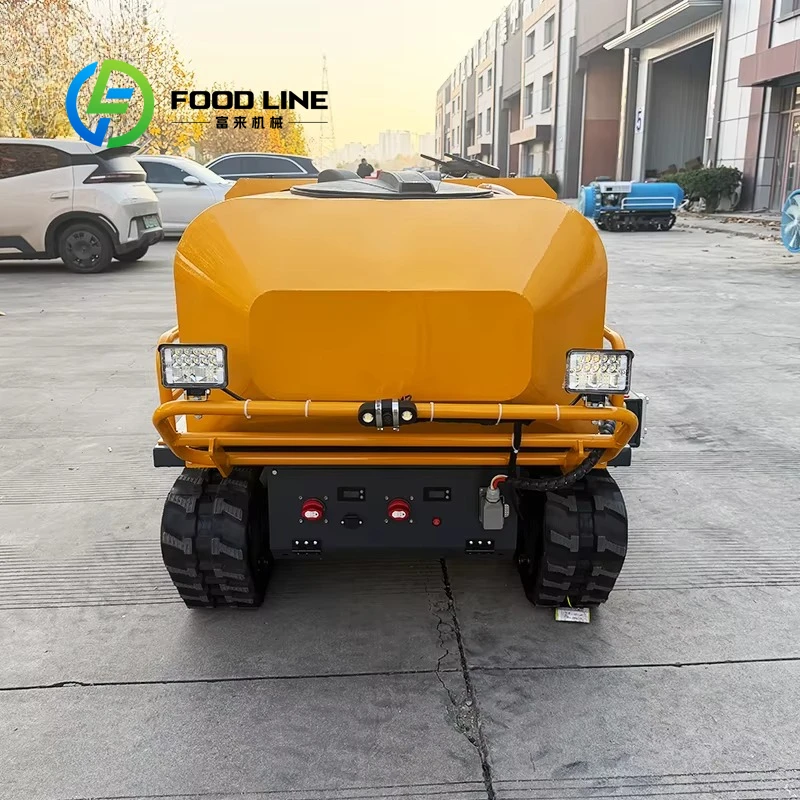 Customized Newly Designed Unmanned Remote-controlled Tracked Agricultural Sprayer for Orchards Plant Protection
Customized Newly Designed Unmanned Remote-controlled Tracked Agricultural Sprayer for Orchards Plant Protection