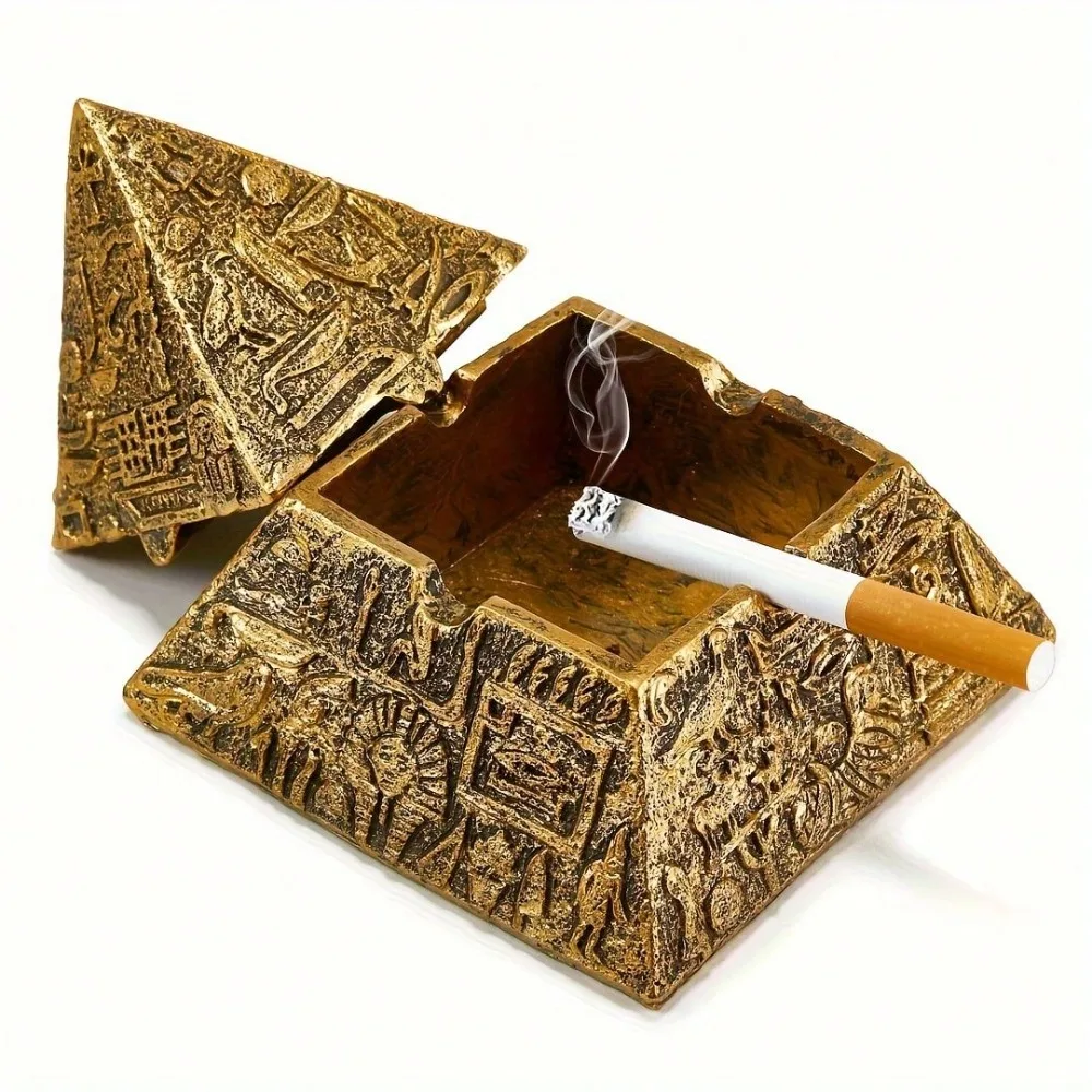 Pyramid Ashtray, Special Ash Holder For Smokers, Desktop Decoration Garden Ornament, Outdoor Lawn Courtyard Gift, Home Office Balcony Courtyard Lawn Decoration
Pyramid Ashtray, Special Ash Holder For Smokers, Desktop Decoration Garden Ornament, Outdoor Lawn Courtyard Gift, Home Office Balcony Courtyard Lawn Decoration