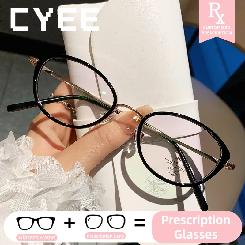 CYEE Versatile Anti Blue Light Progressive Glasses Photochromic Myopia Eyeglasses Women Customized Prescription Optical Eyewear
CYEE Versatile Anti Blue Light Progressive Glasses Photochromic Myopia Eyeglasses Women Customized Prescription Optical Eyewear