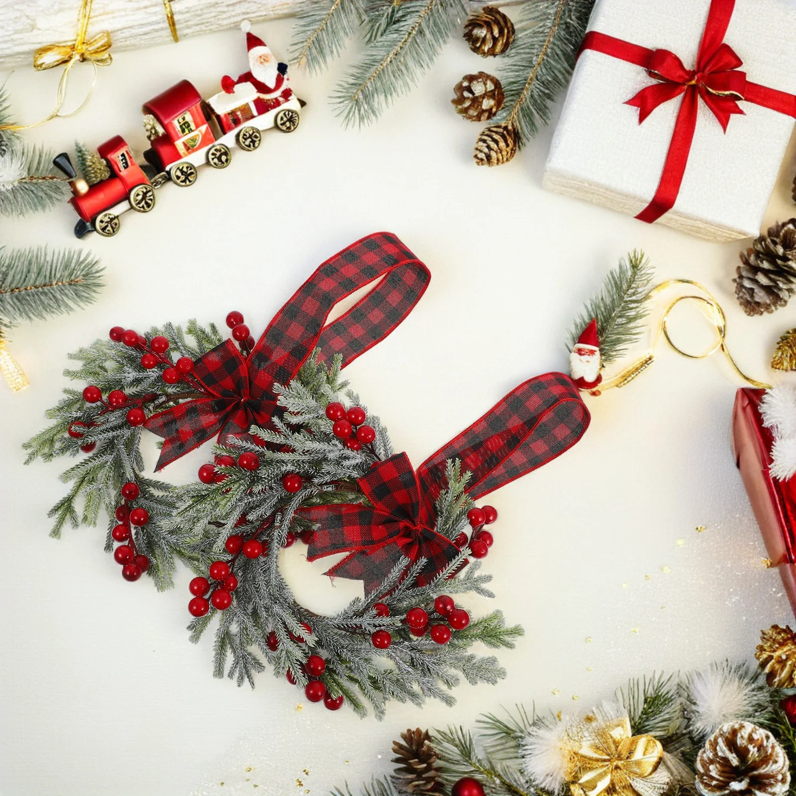 2Pcs Small Christmas Wreaths Red Berry Mini Farmhouse Hanging Window Kitchen Cabinet Indoor Holiday Decorations
2Pcs Small Christmas Wreaths Red Berry Mini Farmhouse Hanging Window Kitchen Cabinet Indoor Holiday Decorations