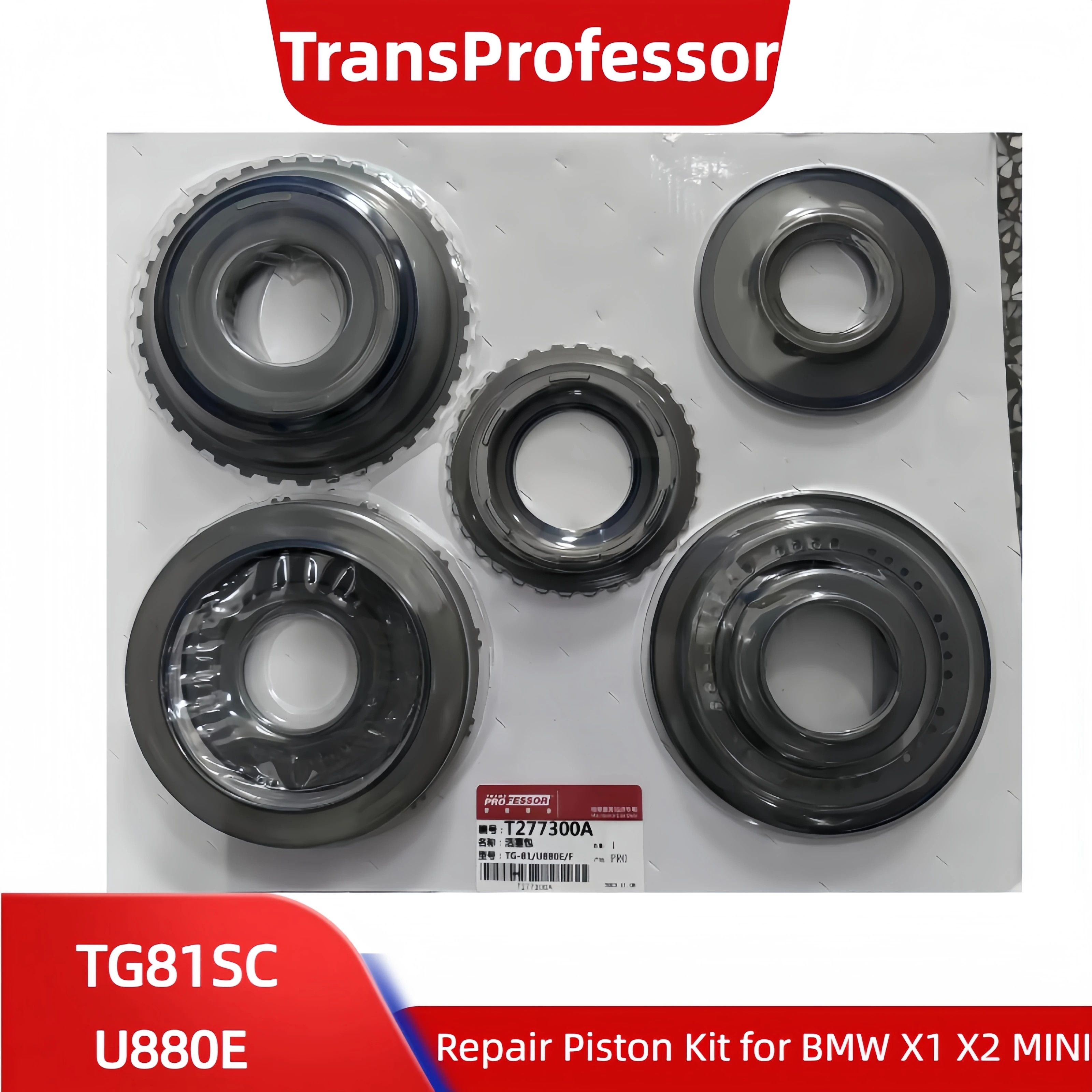 Transprofessor TG-81SC TG81SC U880ETransmission Repair Piston Kit for BMW X1 X2 MINI, Pistons Automatic Gearbox
Transprofessor TG-81SC TG81SC U880ETransmission Repair Piston Kit for BMW X1 X2 MINI, Pistons Automatic Gearbox