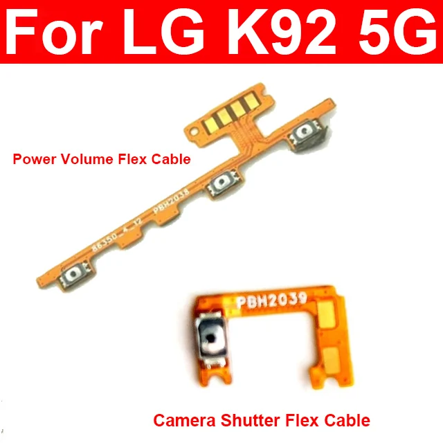 For LG K92 5G Power Volume Shutter Flex Cable On OFF Power Volume Side Buttons and Camera Shutter Flex Ribbon Replacement Parts
For LG K92 5G Power Volume Shutter Flex Cable On OFF Power Volume Side Buttons and Camera Shutter Flex Ribbon Replacement Parts
