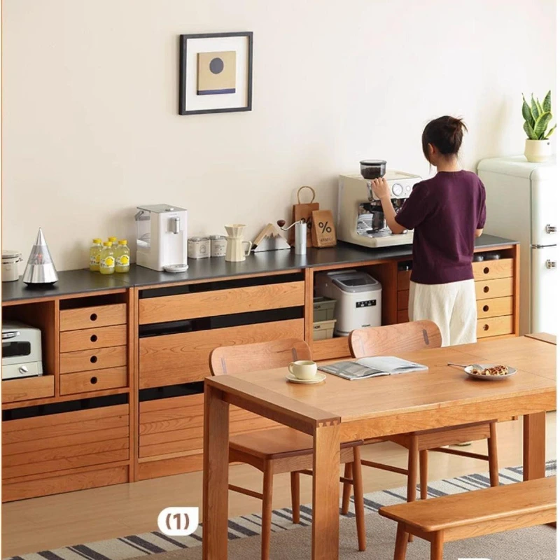 Side Cabinet Slate Bar Counter Solid Wood Coffee Cabinet
Side Cabinet Slate Bar Counter Solid Wood Coffee Cabinet