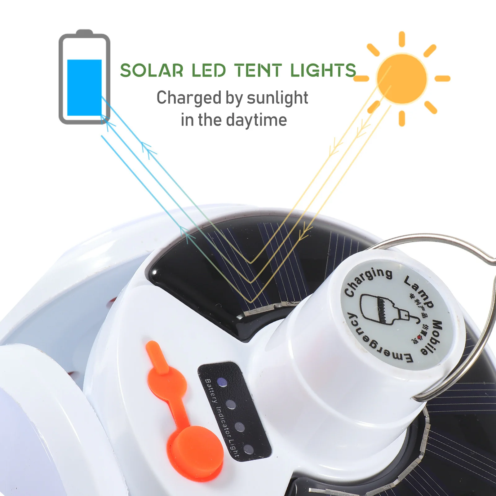 Convenient Solar Tent Light Rechargeable USB Hanging Lamp for Camping Emergency Outdoor Patio Garden Barbecue Reading Long
Convenient Solar Tent Light Rechargeable USB Hanging Lamp for Camping Emergency Outdoor Patio Garden Barbecue Reading Long