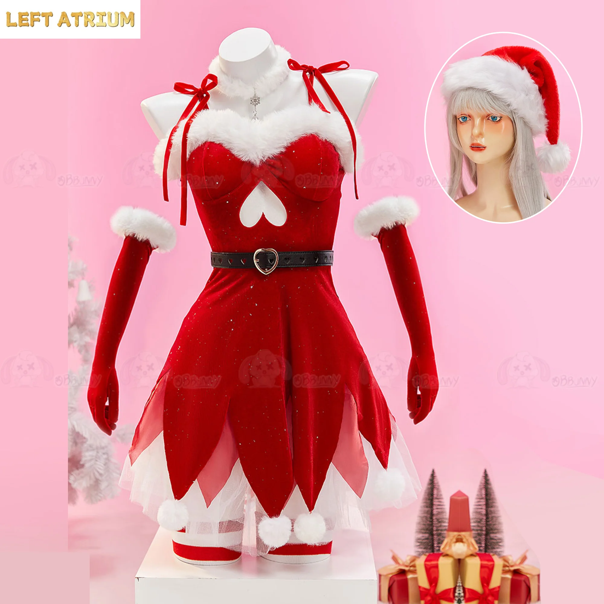 Anime Christmas Cosplay Costume Women Sexy Plush Sling Christmas Dress Hat Socks Cute Christmas Suit Santa Claus Party Uniform
Anime Christmas Cosplay Costume Women Sexy Plush Sling Christmas Dress Hat Socks Cute Christmas Suit Santa Claus Party Uniform