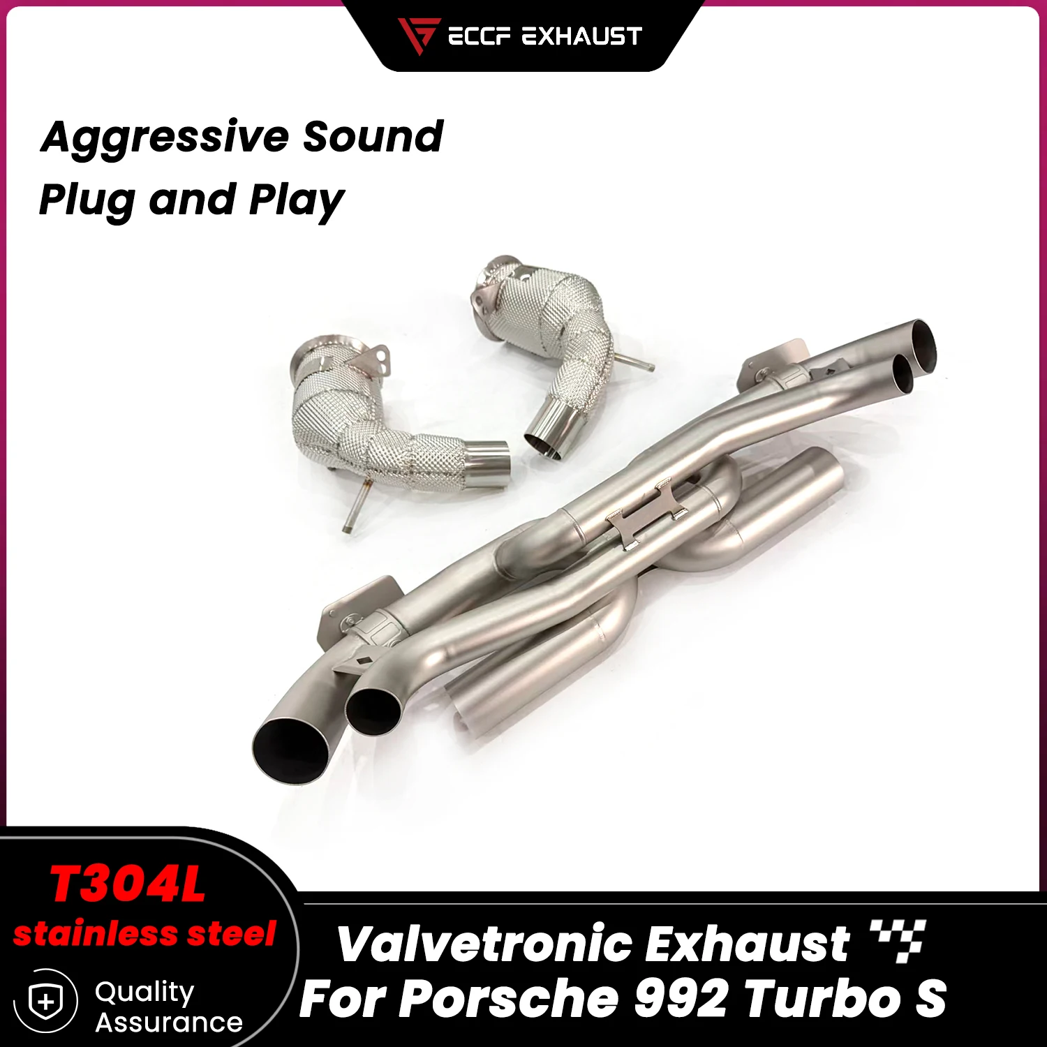 Aggressive Sound ECCF Ak Style Full Exhaust For Porsche 992 Turbo S Heat Shield Downpipe Sandblasted Catback Performance Upgrade
Aggressive Sound ECCF Ak Style Full Exhaust For Porsche 992 Turbo S Heat Shield Downpipe Sandblasted Catback Performance Upgrade