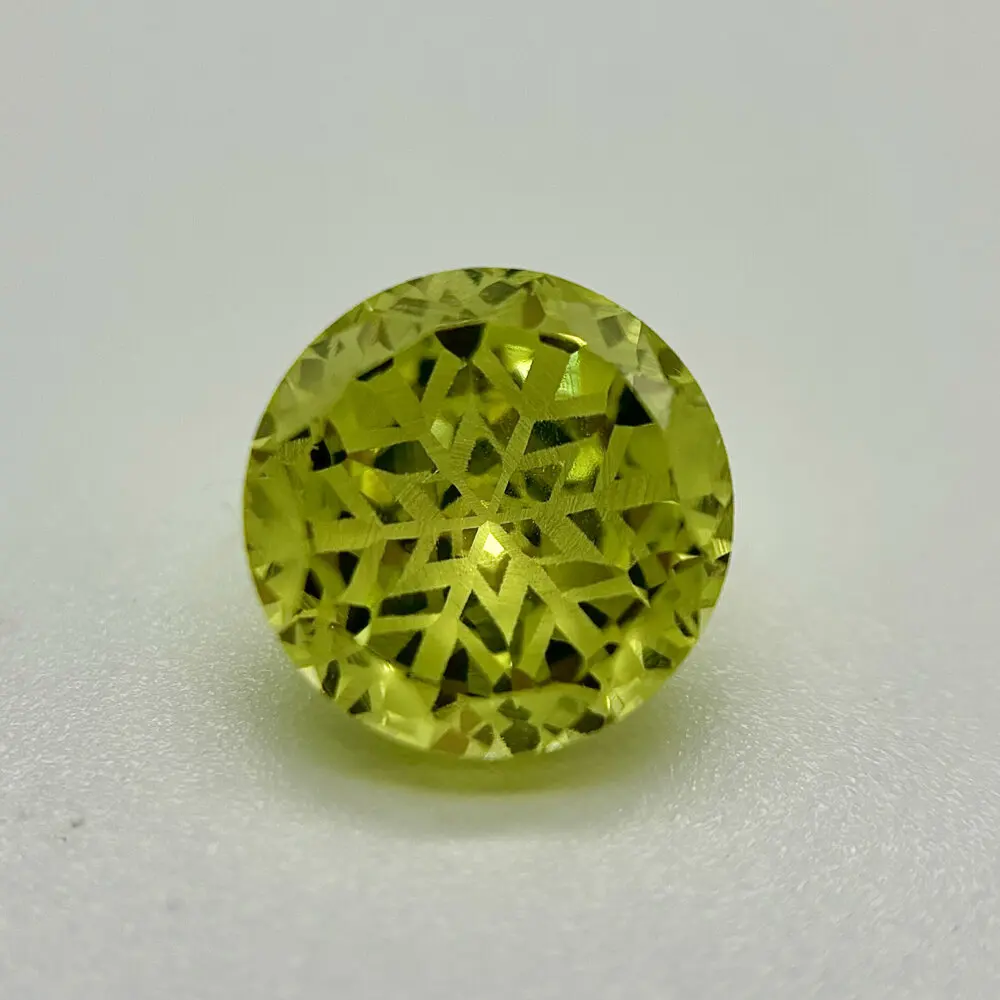 Round Flowers Cut Loose CZ Gems Apple Green Cubic Zirconia Stone For Jewelry Make
Round Flowers Cut Loose CZ Gems Apple Green Cubic Zirconia Stone For Jewelry Make