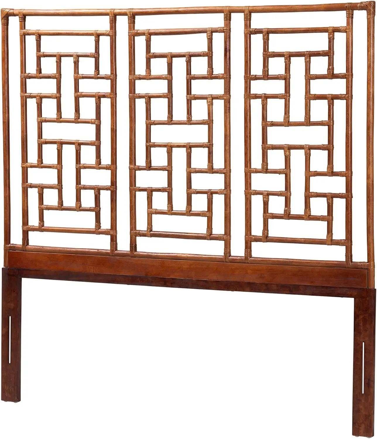 Jamuna Marbled Tortoise Natural Rattan Headboard - Handcrafted Coastal Boho Style Bedroom Backdrop, King
Jamuna Marbled Tortoise Natural Rattan Headboard - Handcrafted Coastal Boho Style Bedroom Backdrop, King